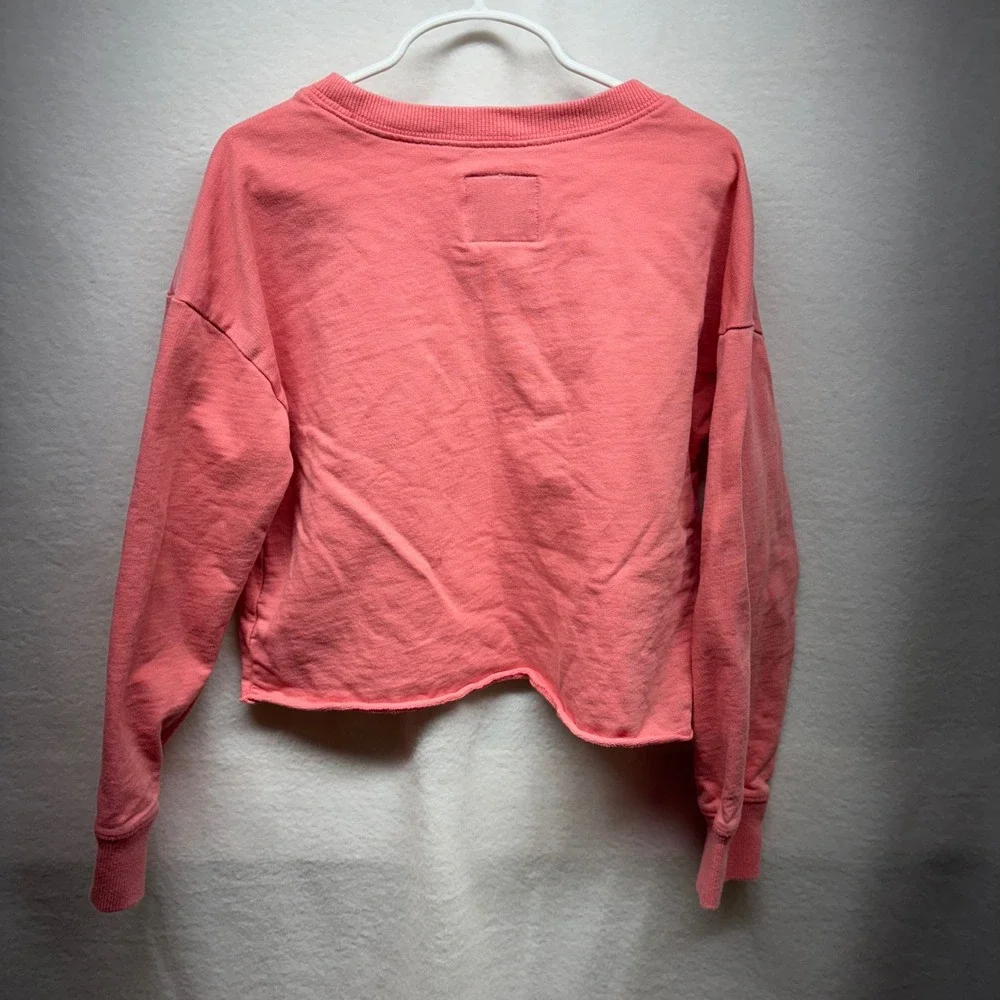 OshKosh B'gosh Girls Pink Choose Kindness Cropped‎ Sweatshirt Size 10